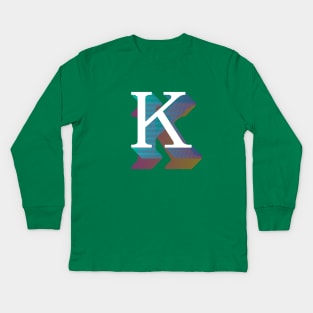 Letter K Kids Long Sleeve T-Shirt
